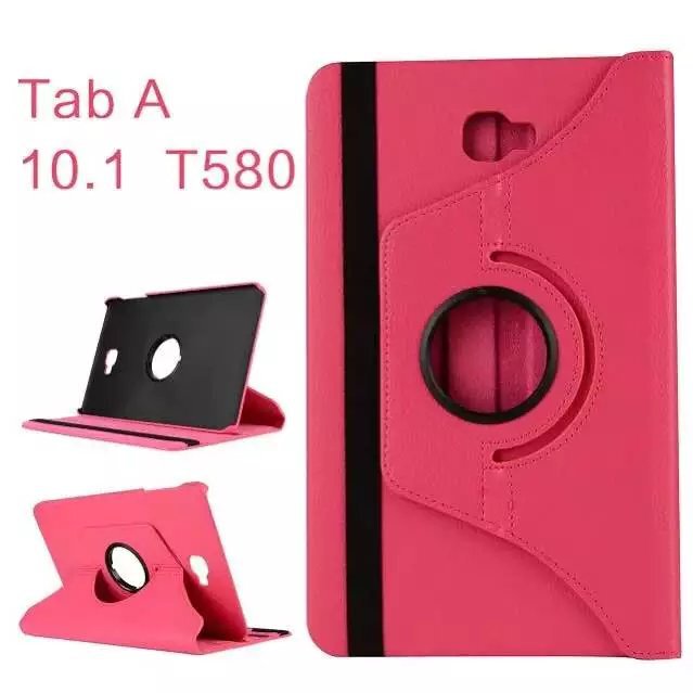 SuiTAble for SAmsung TAb A 10.1 2016 T580 Protective CAse T585 Litchi PAttern RotAting LeAther CAse T580 Shell