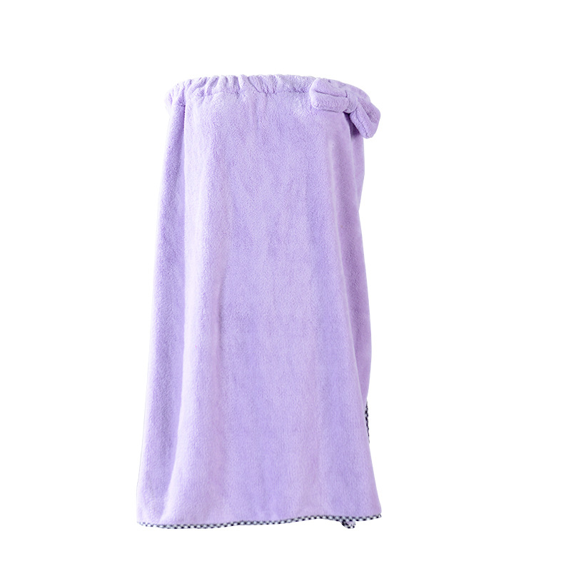 Super absorberende badhanddoek set van koraalvlies met strik_voghion.com
