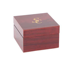 源头工厂简约高光漆精美木盒 情侣手表盒 名表木盒 名表收藏盒