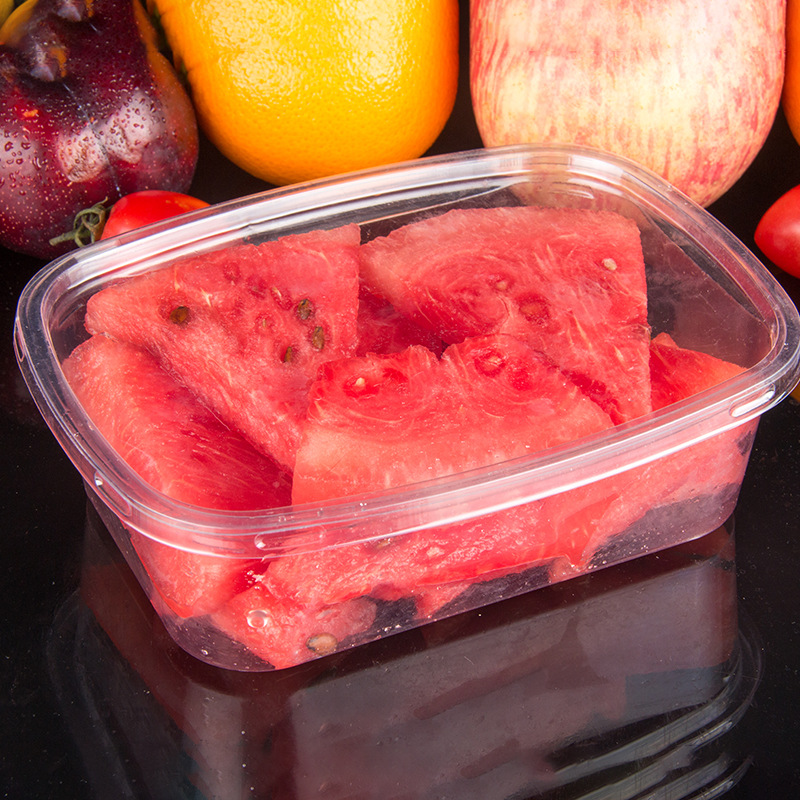批发盒子透明低透明盖果盒王500M果蔬盒保鲜盒塑料婚庆包装盒