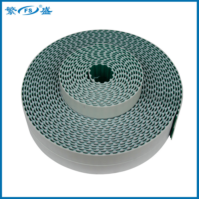 供应 H型绿布开口带  双面包布 聚氨酯钢丝芯线芯