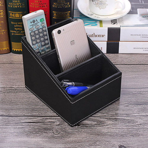 Desktop storage box European style remote control storage box creative home supplies pen holder storage box printable LOGO