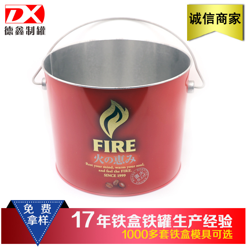 厂家供应大批量金属铁桶 马口铁桶 装饰铁皮桶 多肉盆栽小铁桶