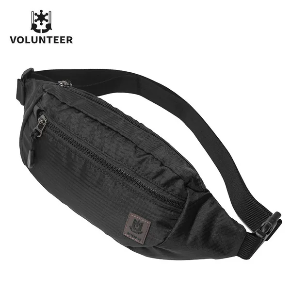 Hua Landi and 2018 New Men's Waist Bag Outdoor Sports Running Bag Shoulder Crossbody Bag Men's Oxford Cloth Men's Bag