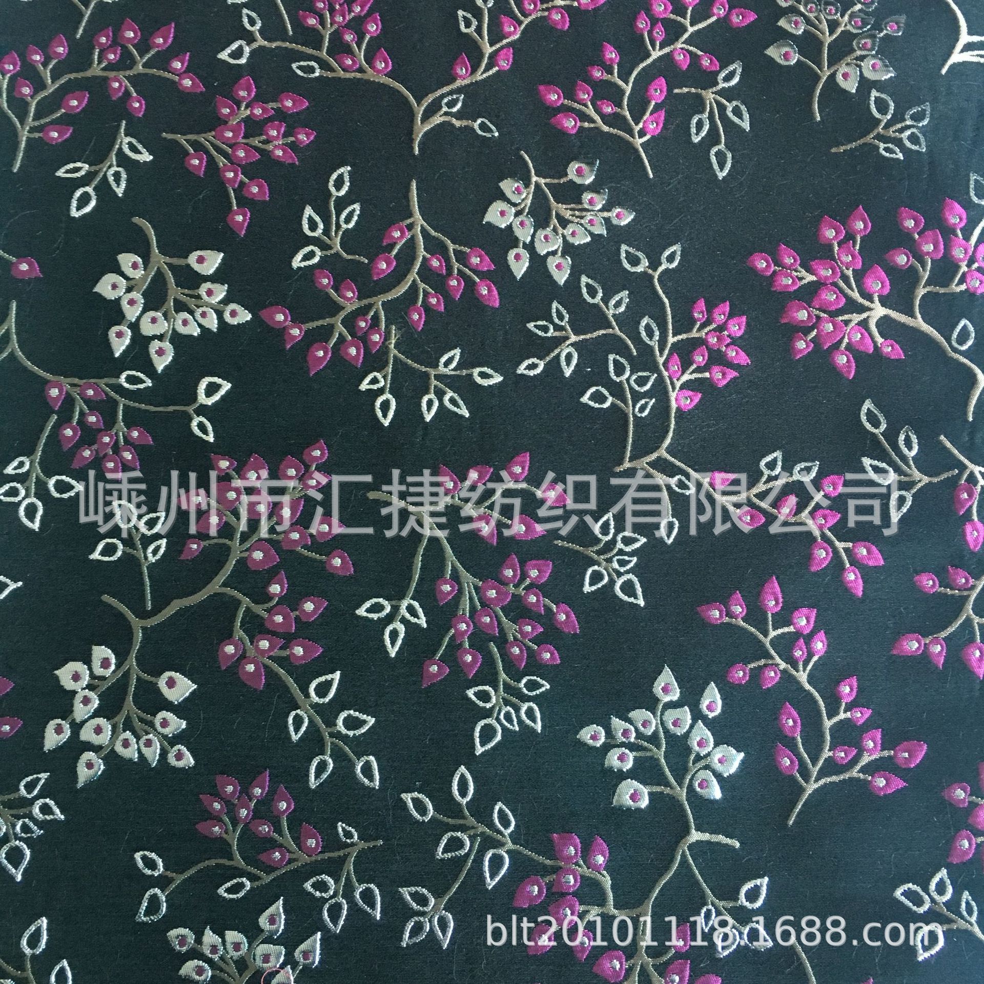 嵊州工厂供应色织高精密金银丝提花鞋子外套裙装小碎花面料