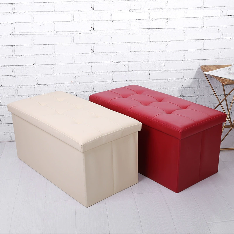 Производитель поставляет оптом многофункциональный кожаный стул с функцией хранения, двойной стул для хранения, водонепроницаемый стул для хранения, складной.