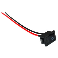 摩托車電動車改裝開關 船型按鈕撥動開關 越野摩托車通用雙閃開關