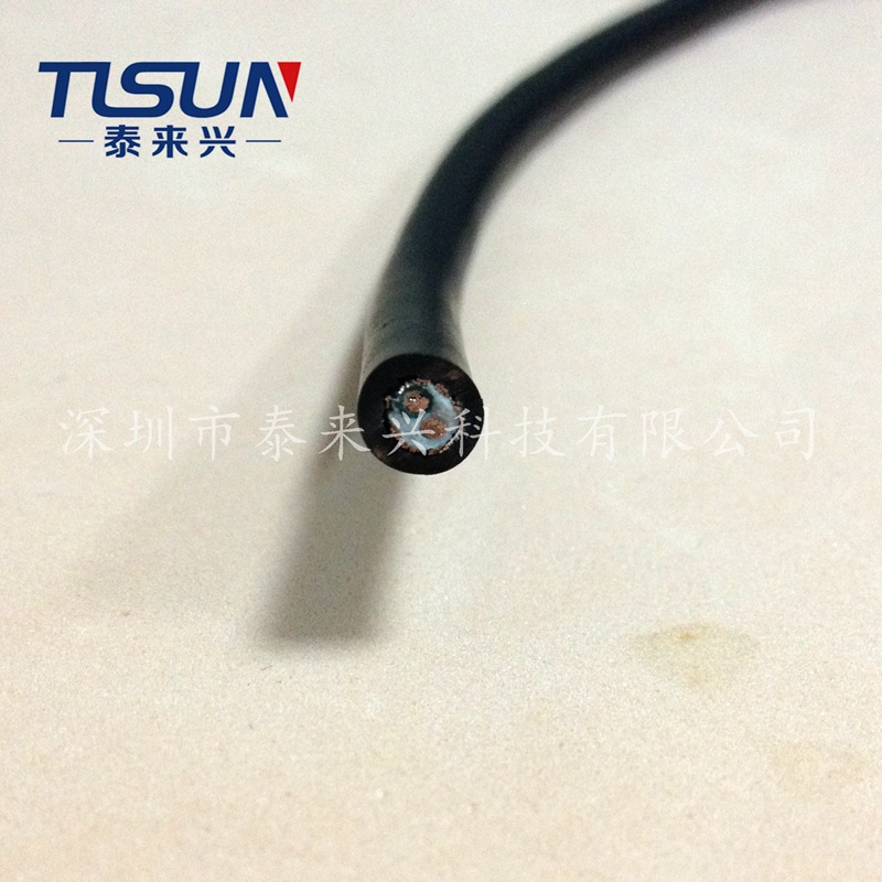 泰来兴专业生产拖链电缆 HF-CY 2X0.3平方 耐弯折800万次 耐寒