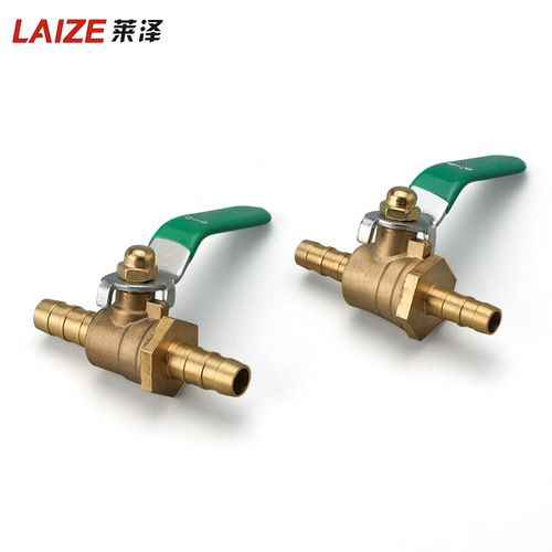 Laize pneumatic internal and external wire small ball valve all-copper pagoda 2 valve switch 1/4 minute vent pipe dn15 copper ball valve