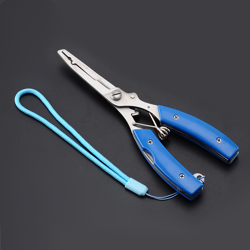 户外不锈钢多功能路亚钓鱼钳垂钓组合工具弯嘴鱼线剪控鱼器