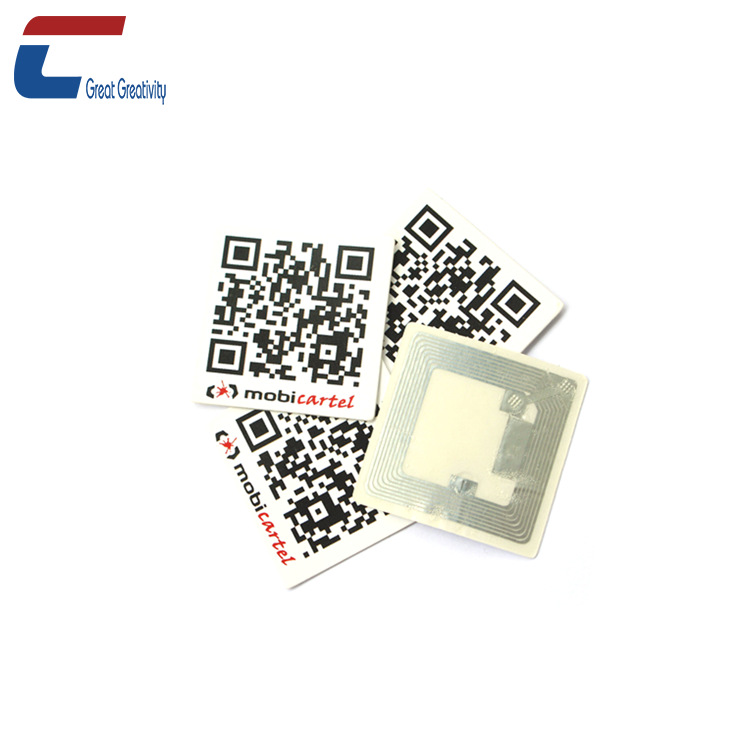 汽车管理NFC防伪易碎标签  RFID电子芯片数据防伪+易碎纸材料标签