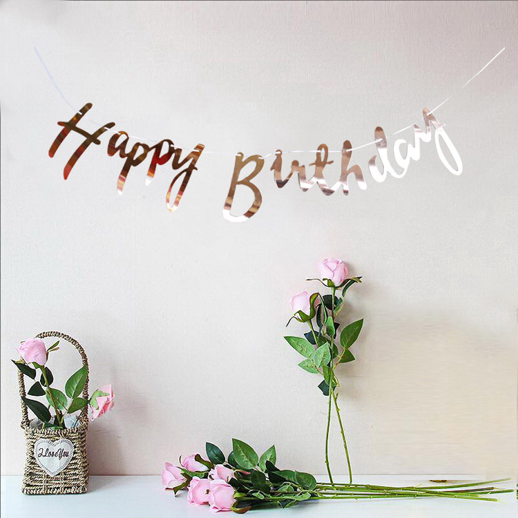 Nordic ins patrón de onda bronceado banderín suministros de fiesta de cumpleaños decoración de papel bandera banderín