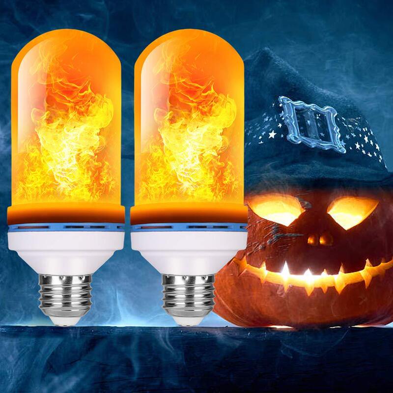 Wholesale E14/E26/E27/B223 mode LED simulation flame bulb Christmas atmosphere lamp courtyard decorative lamp