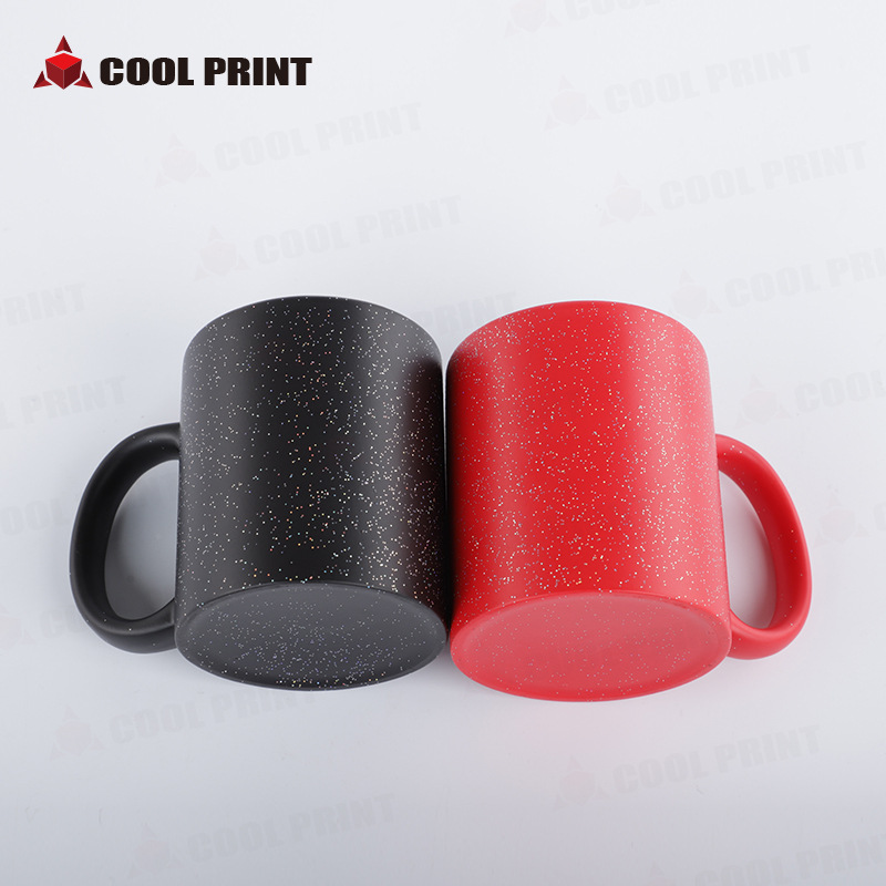 La misma taza de cielo estrellado de Douyin cambia de color en caso de calor, taza mágica, impresión de fotos personalizada, regalo de Tanabata, taza recubierta de transferencia de calor