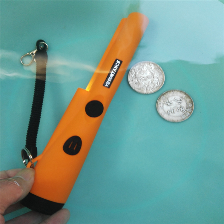 新款橙色防水定位棒手持金属探测棒考古定位仪安检棒GP-006