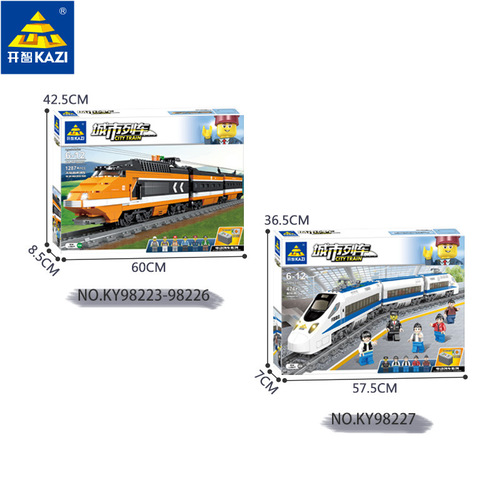 Kaizhi Electric Train Harmony Track Assembled Building Blocks City Train Children's Toys 98223-98255