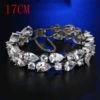 Platinum white diamond 17cm