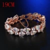 Rose gold and white diamond 19cm