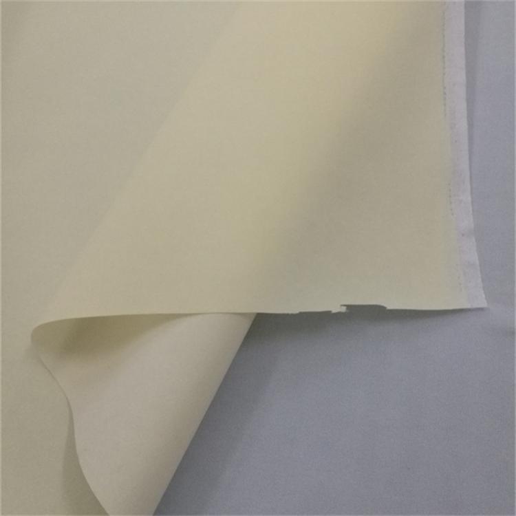 米白色无纺布短毛绒 纸绒植绒布 家具抽屉 包装盒可带自粘胶加工