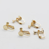 Copper screw, ear clips, earrings, new collection, handmade, no pierced ears