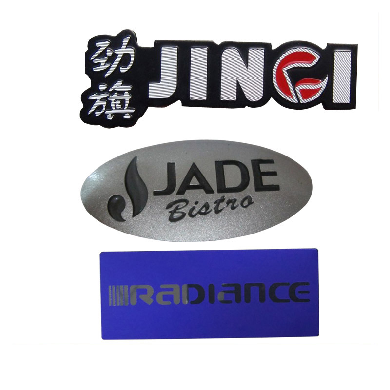 金属拉丝高光丝印CD纹标牌五金logo 冲压批花斜纹cd纹铭牌标