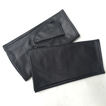 绵羊皮露指手套电脑版真皮薄里简单基础款手套秋冬保暖加绒代发