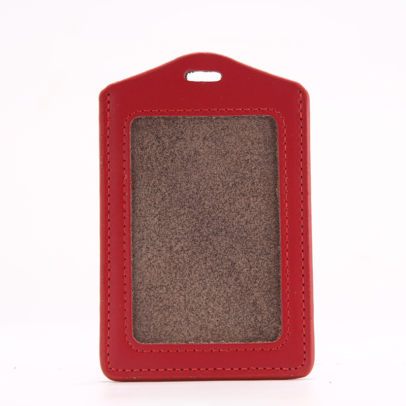 Jinbeisi insignia de cuero titular de la tarjeta de identificación titular de la tarjeta cordón permiso de trabajo caso de cuero tarjeta de trabajo titular de la tarjeta de acceso del estudiante