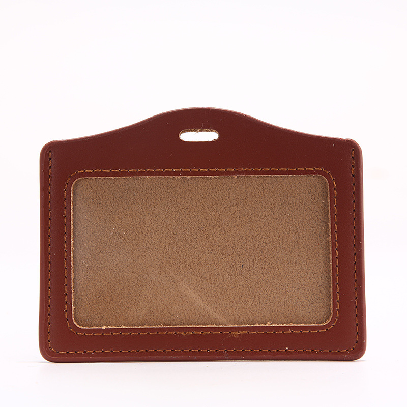Jinbeisi insignia de cuero titular de la tarjeta de identificación titular de la tarjeta cordón permiso de trabajo caso de cuero tarjeta de trabajo titular de la tarjeta de acceso del estudiante