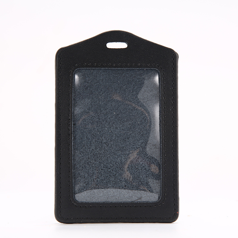 Jinbeisi insignia de cuero titular de la tarjeta de identificación titular de la tarjeta cordón permiso de trabajo caso de cuero tarjeta de trabajo titular de la tarjeta de acceso del estudiante