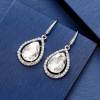 Accessory for bride, crystal earings, earrings, European style, suitable for import