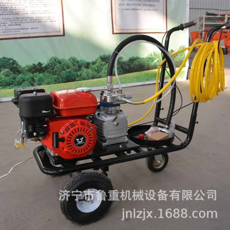 手推式冷喷划线机 单枪冷喷标线机  驾校地下停车场划线认购金