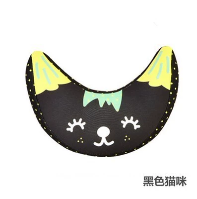 Seat belt shoulder pad: pad set u neck pillow baby - black-for-large-car-seat-belts