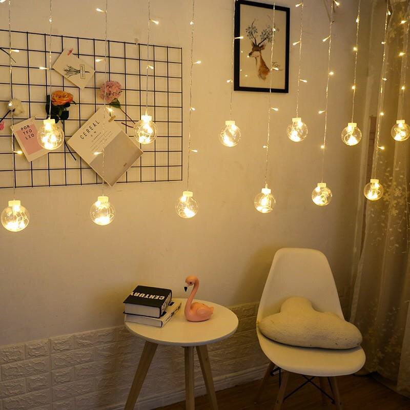 Fabricante led estrella luna luz de cortina luz decorativa control remoto solar luz de estrella luz de campamento al aire libre luz de cadena al por mayor