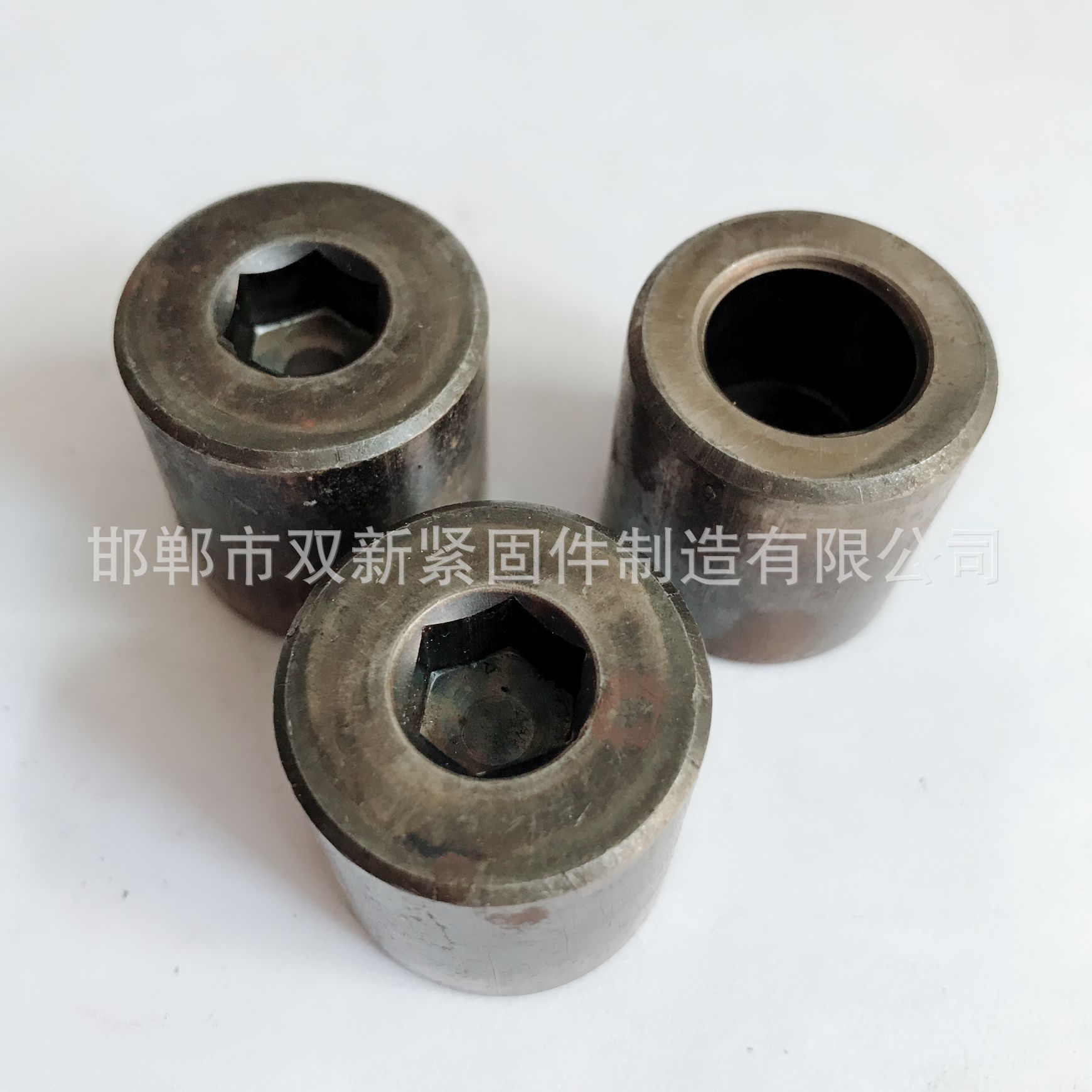 双新冷镦实心内六角堵头螺母 非标内六角堵头螺母五金非标件加工