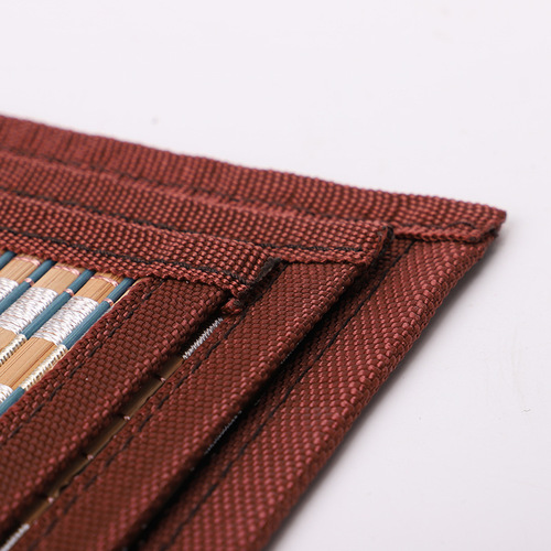 Biyoumi brush pen curtain bamboo roll with cloth student Japanese roll pen curtain pen bag Bamboo curtain manufacturer wholesale