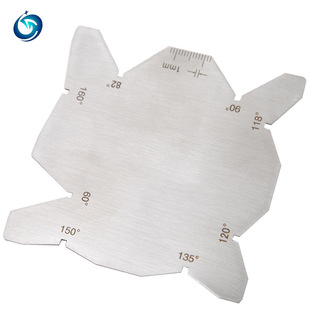 Factory Direct Stainless Steel Weld Inspection Ruler, Front Tough Gauge, Drill Gauge, Square Type