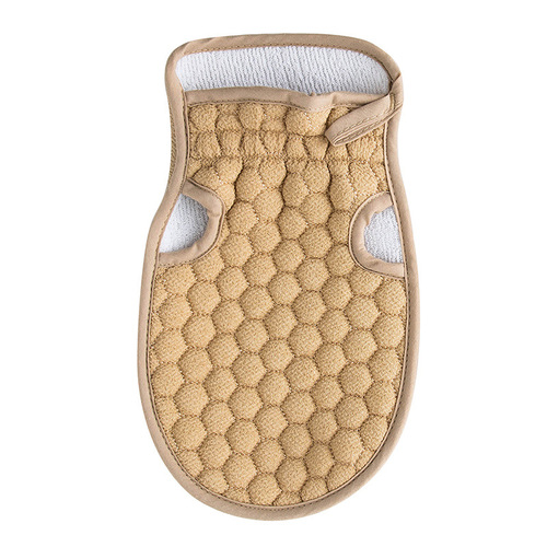 Bath towel, strong decontamination and mud rub gloves, massage particle bath towel, fingerless double-sided thickened bath towel, factory direct sale