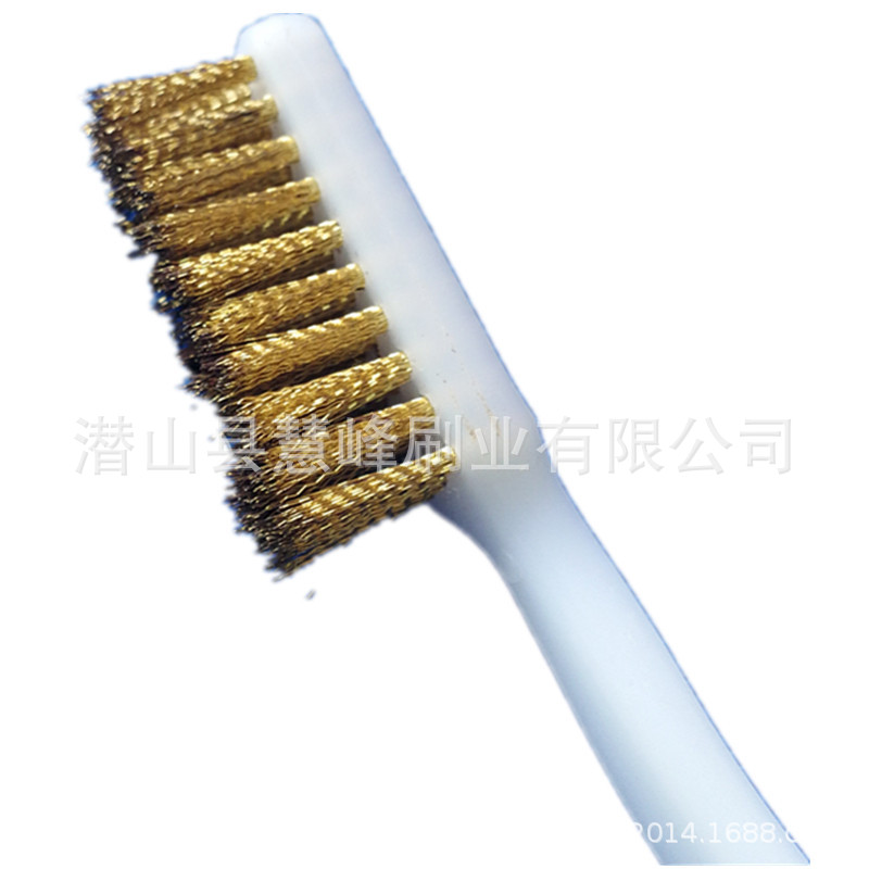 Juego de cepillos de limpieza Cepillo de nailon Mini cepillo de alambre de cobre Cepillo de alambre de acero para descontaminación y desoxidación