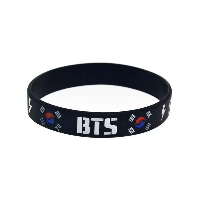 Иностранная торговля украшения корейская популярная группа BTS силиконовые браслеты с рисунками год китайский альбом звезда группа должны помочь