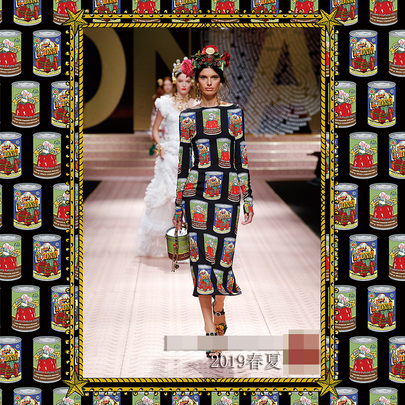 2019春夏 四大时装周印花面料上新