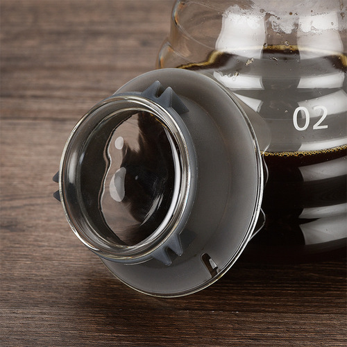 高硼硅玻璃手冲咖啡壶创意云朵壶滤杯滴漏咖啡分享壶批发咖啡器具