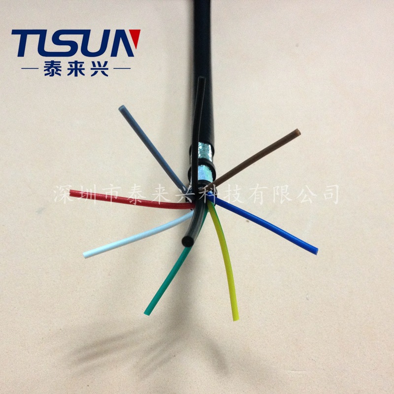 厂家供应柔性控制屏蔽电缆CY 8芯0.5平方 阻燃VW-1 耐寒电缆线