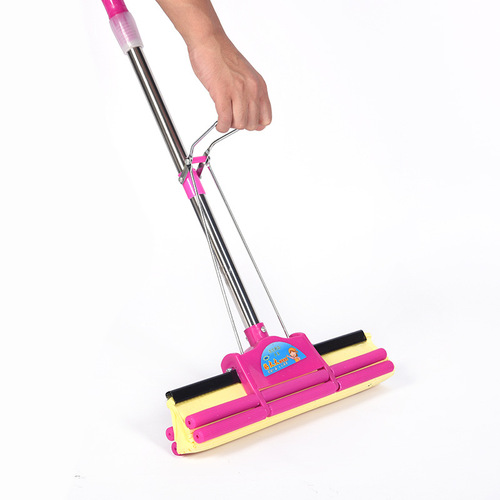 Roller type universal water-absorbing mop head replacement head mop mop head sponge replacement universal sponge