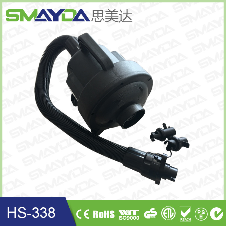 110V大功率1200W充气帐篷拉丝充气床垫家用充气泵手持HS-338