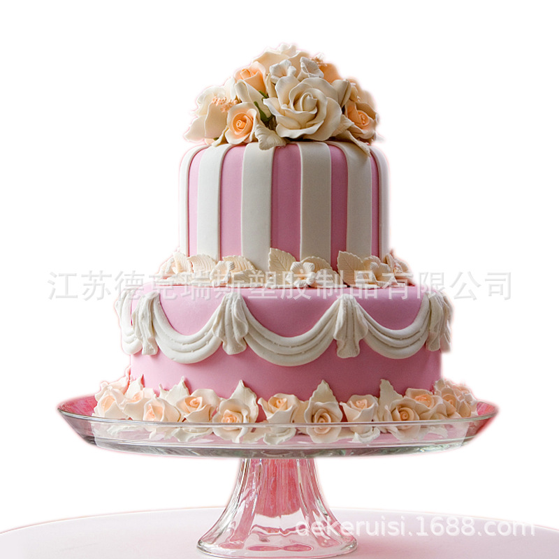 Fabricante en stock 3 unids qixi Día de San Valentín Rose Leaf Spring Press molde fondant molde biscuit molde corte