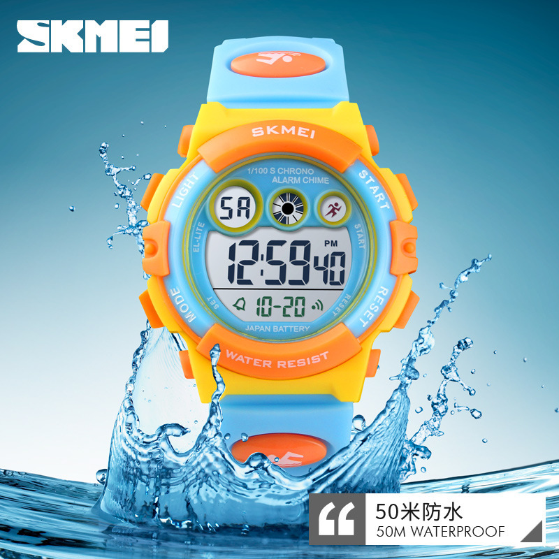 skmei Amazon multifunctional waterproof children's watch colorful led luminous transparent personality student electronic watch skmei Amazon multifunctional waterproof children's watch colorful led luminous transparent personality student electronic watch