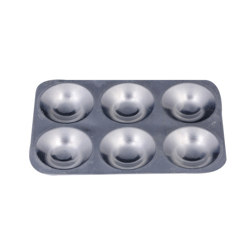 Student cross-border aluminum metal color mixing supplies painting colors color mixing plate round rectangular color mixing plate color palette