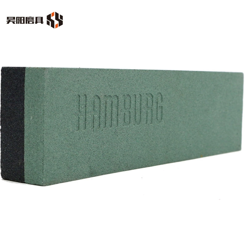 grinding oil stone burger hamburg black green carbide double -sided oil stone supply 120/240 mesh grinding stone