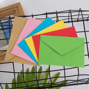 Color small envelope bank card envelope envelope multi-color envelope custom manufacturers on behalf of the kraft paper envelope