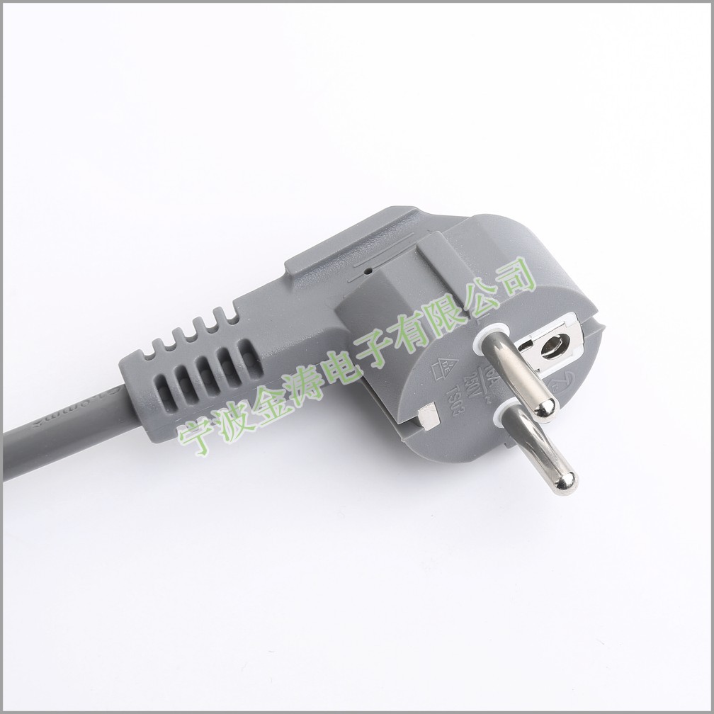 VDE 欧规TS03 三芯插头电源线